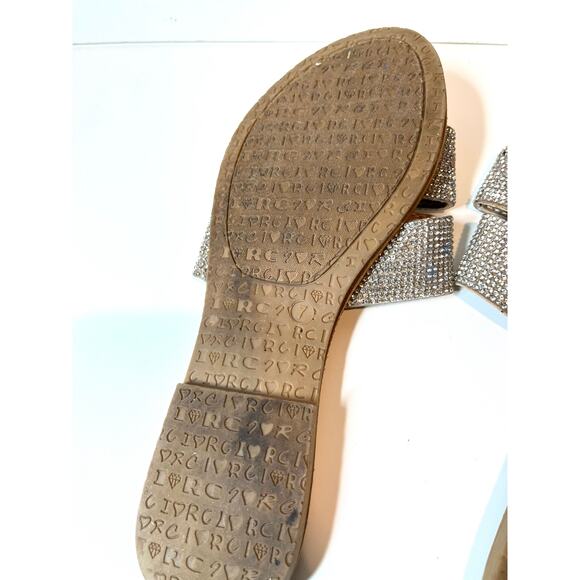 Rock & Candy By Zigi Rhinestone Flat Sandal Slide - Picture 13 of 13